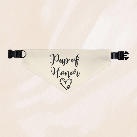 Pup of Honor Bandana Collar