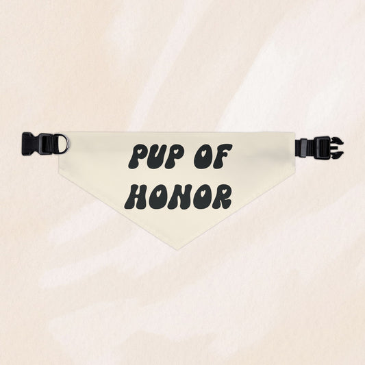 Pup of Honor Bandana Collar