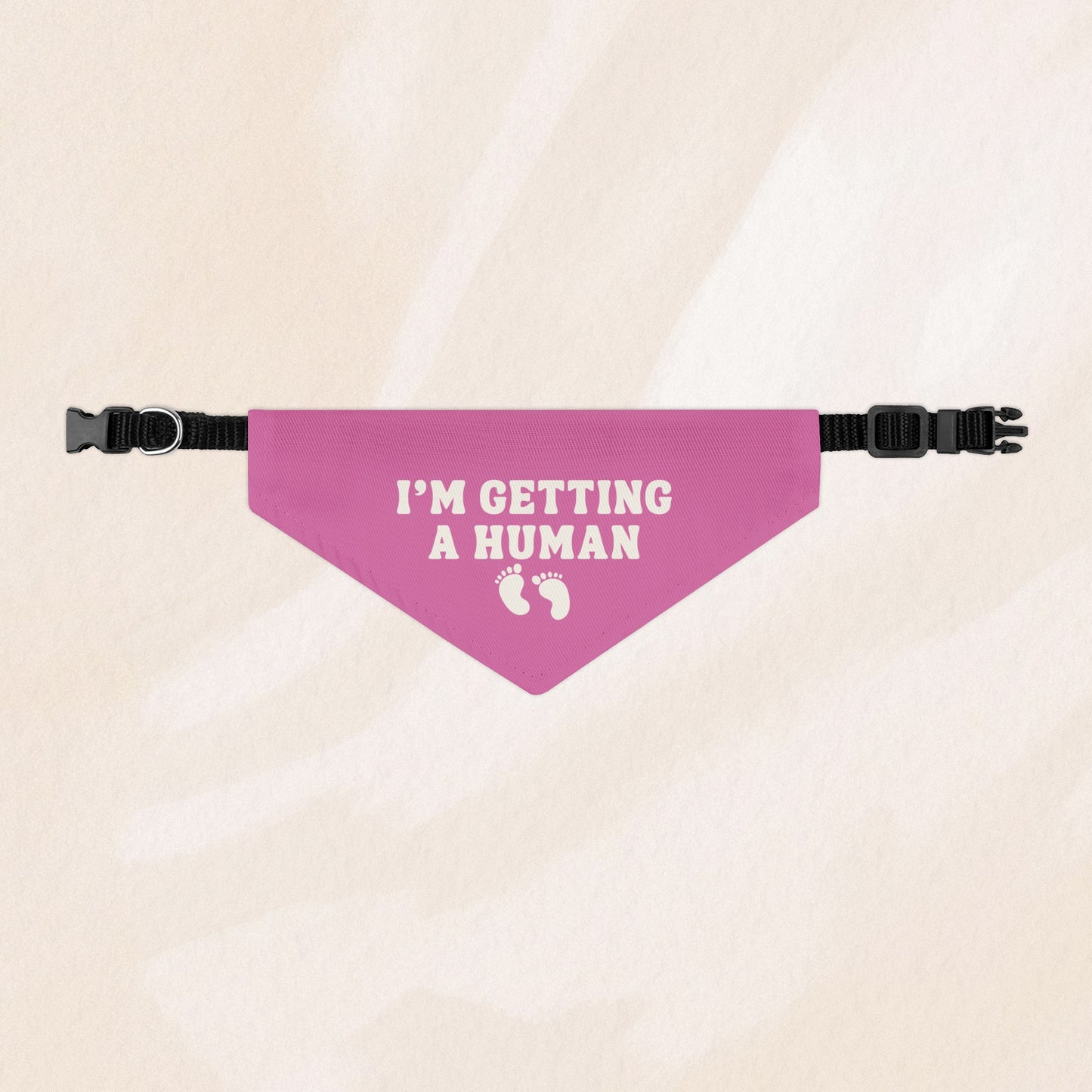 Girl Baby Gender Reveal Bandana Collar