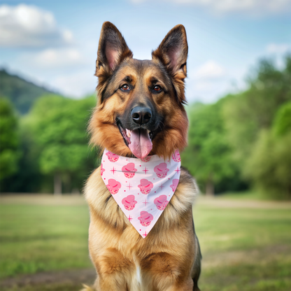 Disco Cowgirl Dog Tie On Bandana