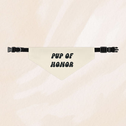 Pup of Honor Bandana Collar