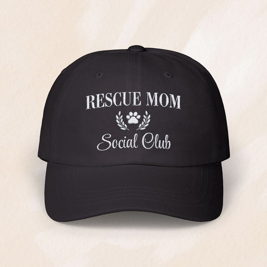 Embroidered Rescue Mom Hat