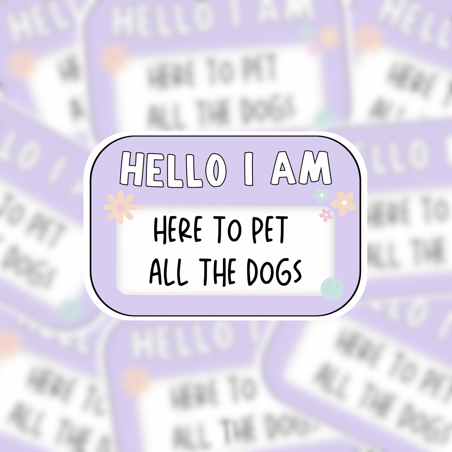 Name Tag Sticker